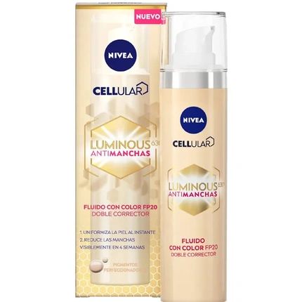 Nivea Luminous 630 Anti Stain Coloured Fluid Spf 20 40Ml