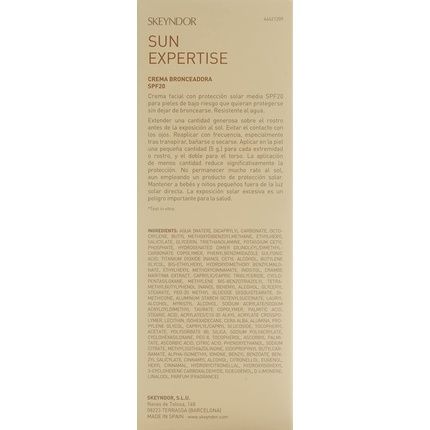 Skeyndor Sun Expertise Medium Spf20 Tanning Control Cream 75Ml - Image 3