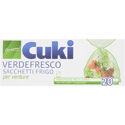 Cuki Green Cooling Bags For Vegetables, Pack Of 20 20 Unita Confezione Da 1 - Image 3