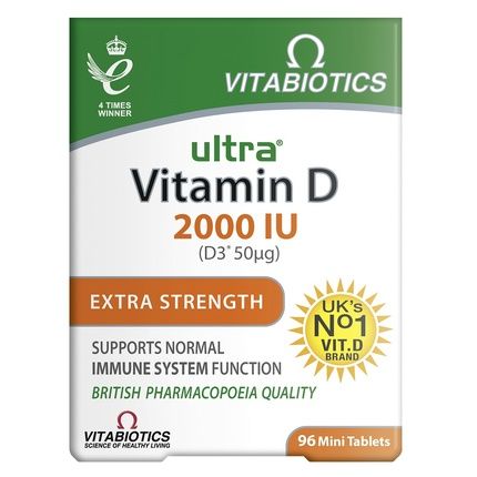 Vitabiotics Ultra Vitamin D 2000 Iu Dietary Supplement - 96 Tablets