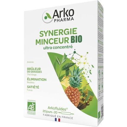 ARKOPHARMA Slimming Synergy الشاي البكر مع الفوقس، البتولا، والأناناس