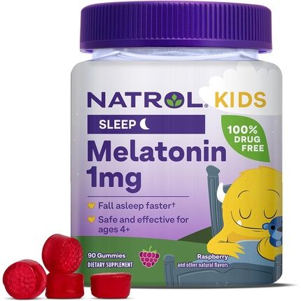 Natrol Kids Melatonin 1Mg Dietary Supplement For Restful Sleep