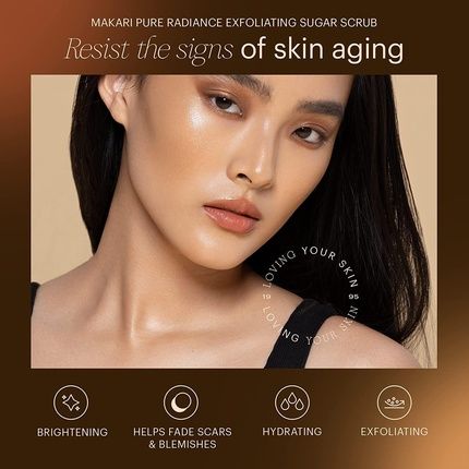 Makari Pure Radiance Exfoliating Sugar Scrub 4.4 Oz - Rejuvenates And Nourishes - Image 3