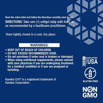 Life Extension Super-Absorbable Coq10 With D-Limonene 100Mg 60 Softgels - Image 3