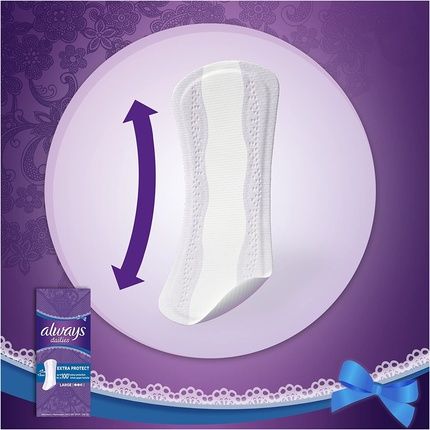 Always Dailies Extra Protect Long Plus Panty Liners