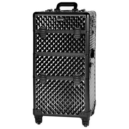 Parisax Diamond Black Case - Professional Beauty Storage