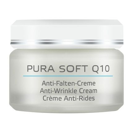 Annemarie Borlind Pura Soft Q10 Anti-Wrinkle Cream 50Ml - Provides 24 Hour Care, Moisture And Intensive Protection - Prevents Premature Skin Aging