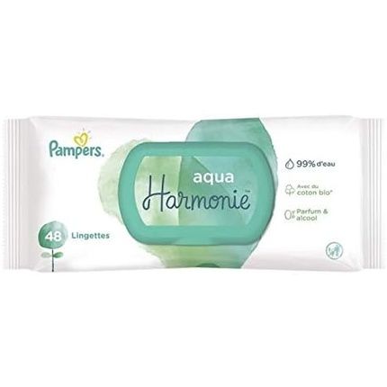 Pampers Aqua Harmonie Wipes 48 Count