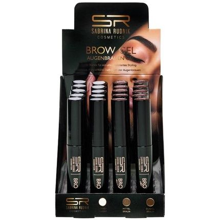 Sabrina Eyebrow Gel 3 Assorted In Display
