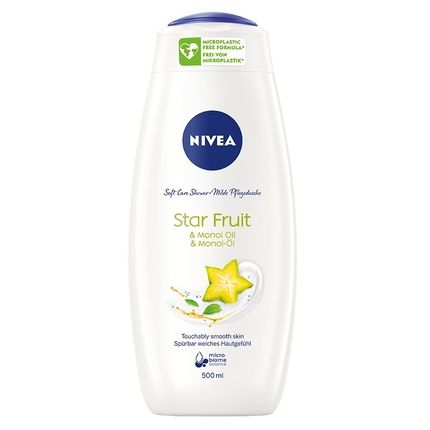 Nivea Soft Care Shower Gel Star Fruit & Monoi Oil 500Ml