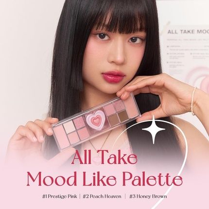 Peripera All Take Mood Like Palette 01 Prestige Pink