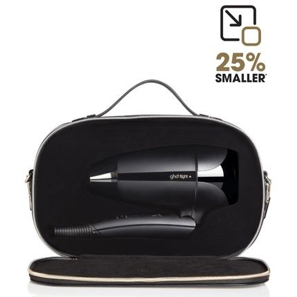 GHD Flight+ مجفف شعر للسفر أسود