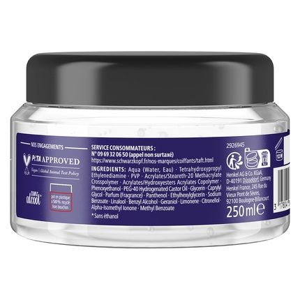 Schwarzkopf Taft Titanium Styling Gel Moisture Resistant Strong - Image 3