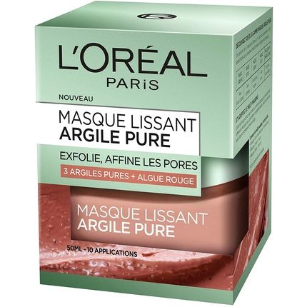 L'Oreal Paris Pure Clay Face Smoothing Mask 50Ml