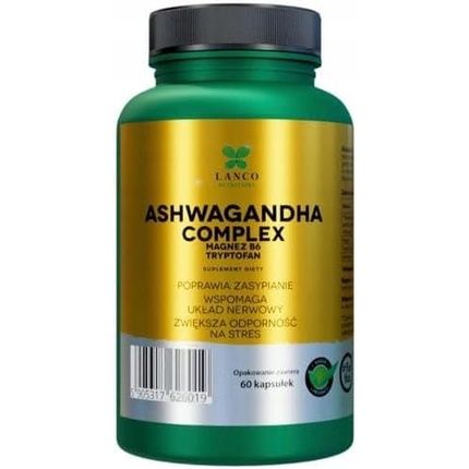 Lanco Ashwagandha Complex Premium Anti-Stress Capsules With Magnesium