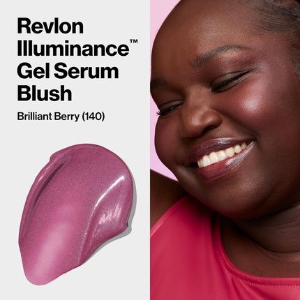 Revlon Illuminance Gel Serum Blush Brilliant Berry Purple