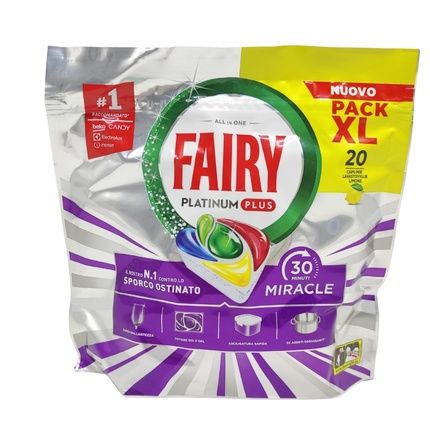 Fairy Caps Platinum Plus Miracle X 20 Lemon