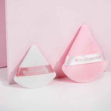 Brushworks Triangular Powder Puff Duo - Image 3