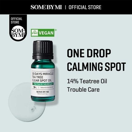 Some By Mi 30 Days Miracle Tea Tree Clear Spot Oil 0.33Oz 10Ml