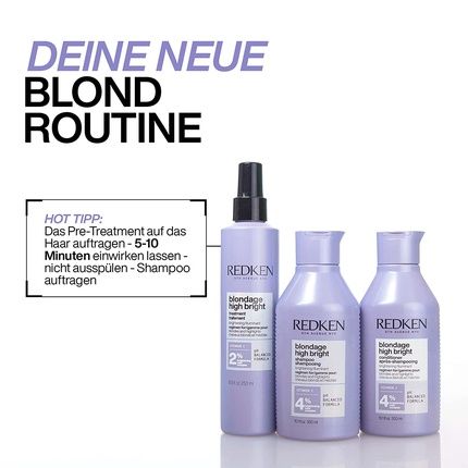 Redken Blondage High Bright Treatment For Blonde Hair 250Ml