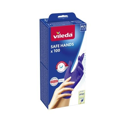 Vileda Safe Hands Gloves - Ideal For Household Cleaning Tasks