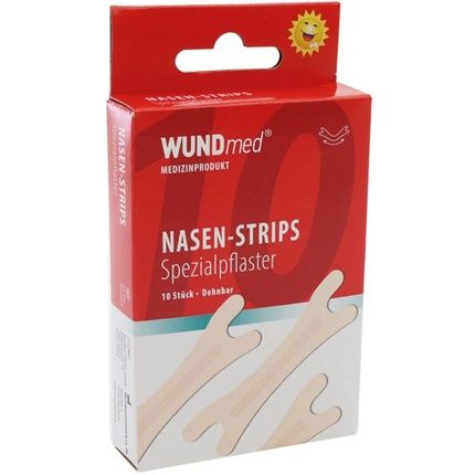 Wundmed Wound Dressing Nose Strips 10 Pack 66X19Mm