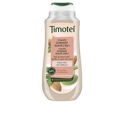 Timotei Gentle Care 2In1 Shampoo With Almond And Coconut Oil For All Hair Types 300 Ml