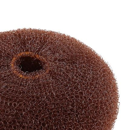 T4B Lussoni Hair Bun Ring For Styling, Made Of Durable Material 110Mm Brown - Image 3