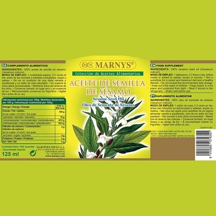 Marny'S Sesame Oil 125Ml