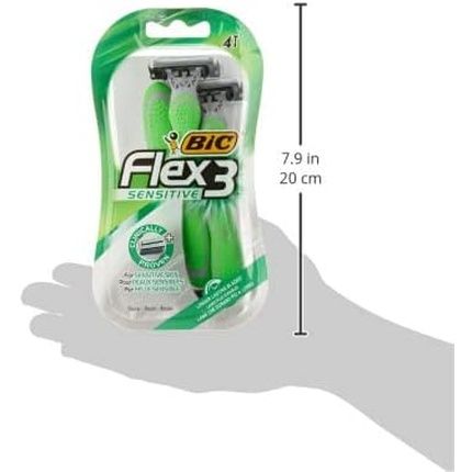 Bic Flex-3 Sensit Blister 3+1 Unit - Image 3