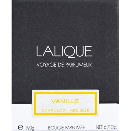 Lalique Vanilla Acapulco, Scented Candle, 1Er Pack 1 X 190 G