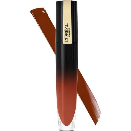 L'Oreal Paris Brilliant Signature High Shine Colour Dark Red Lip Ink 304 Be Unafraid 6.40Ml