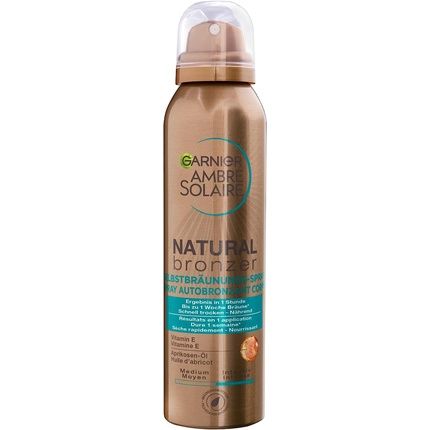 Garnier Ambre Solaire Natural Bronzer Self Tanning Spray 150Ml