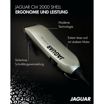 Jaguar Hair Clipper Cm 2000 Shell - Professional Hair Clipper For Mains - Image 3