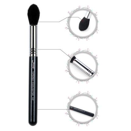 Jessup Makeup Brush 137 Contour Cheek Face Cosmetic Tool Tapered Highlighter