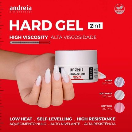 Andreia Professional Hard Gel Nail Kit Pro For Manicure And Gel Polish With Building Gel, Ultrabond Nail Primer, Nail Polish, Extra Glow, Prep Clean Cleanser, Nail File, Towel, And Brush - Image 3