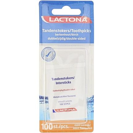 Lactona Inter Sticks Mint Double Ended Toothpicks