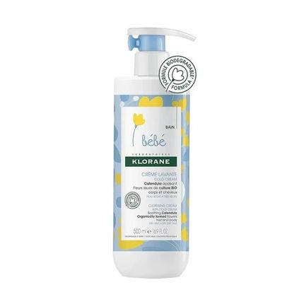 Klorane Baby Cleansing Cream Cold Cream 500 Ml For Dry And Very Dry Skin