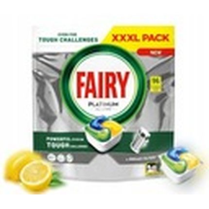Fairy Platinum All In One Lemon Dishwasher Capsules 96 Pieces