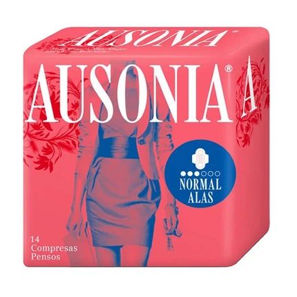 Ausonia Ausonia Normal With Wings Sanitary Towels 14 Units