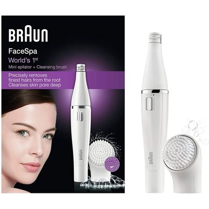 Braun Face Facial Epilator And Cleansing Brush Se810
