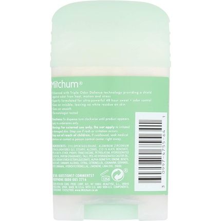 Mitchum Women Triple Odor Defense 48Hr Protection Deodorant Stick & Antiperspirant Pure Fresh 41G