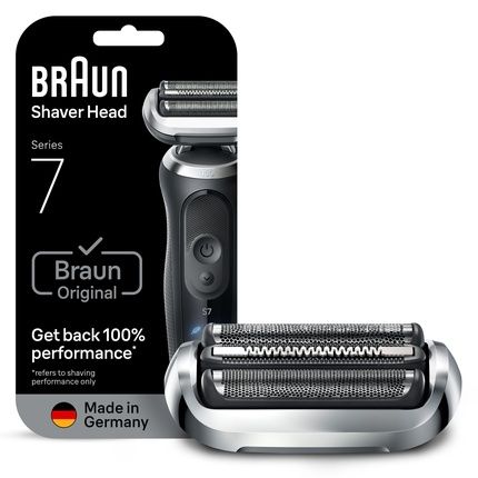 Braun Series 7 Electric Shaver Original Replacement Head 74S Silver