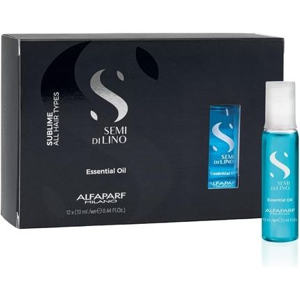 Alfaparf Semi Di Linen Sublime Essential Oil 12X13Ml Aloe 156Ml