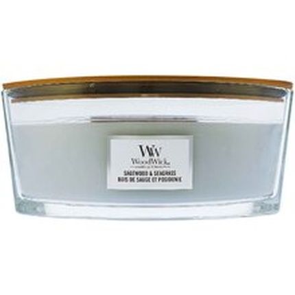 Woodwick Sagewood & Seagrass Boat Scented Candle 4536 G