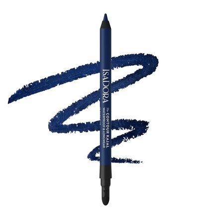 Isadora Perfect Contour Kajal Black Eyeliner Pencil For Smokey Eyes - Highly Pigmented And Hypoallergenic - Easy Application