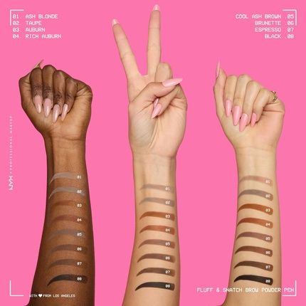 Nyx Professional Makeup Fluff & Snatch Brow Powder Pen 24H Longwear - Image 3