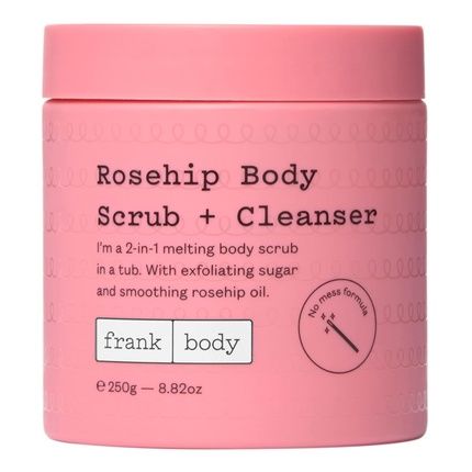 Frank Body Rosehip Body Scrub + Cleanser 250G