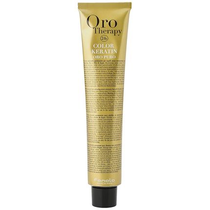 Fanola Oro Therapy Color Keratin 7.14 Hazelnut 100Ml - Image 3