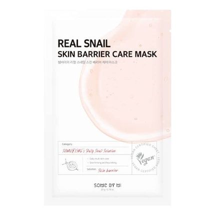 [Somebymi] Real Mask Real Snail Skin Barrier Care Mask